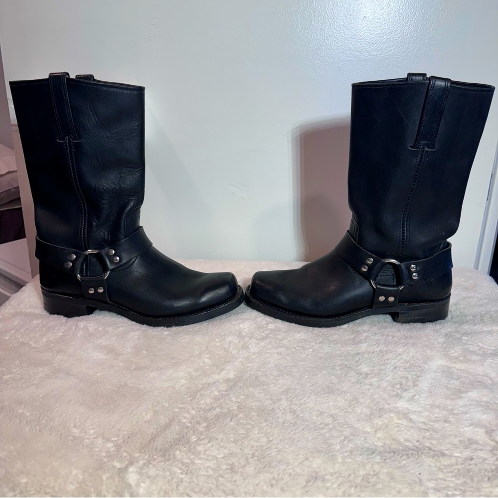 Frye Black Leather Men's Boots